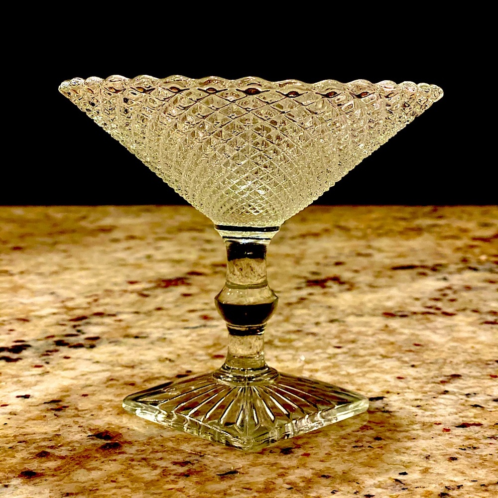 Westmoreland English Hobnail Footed Comport
